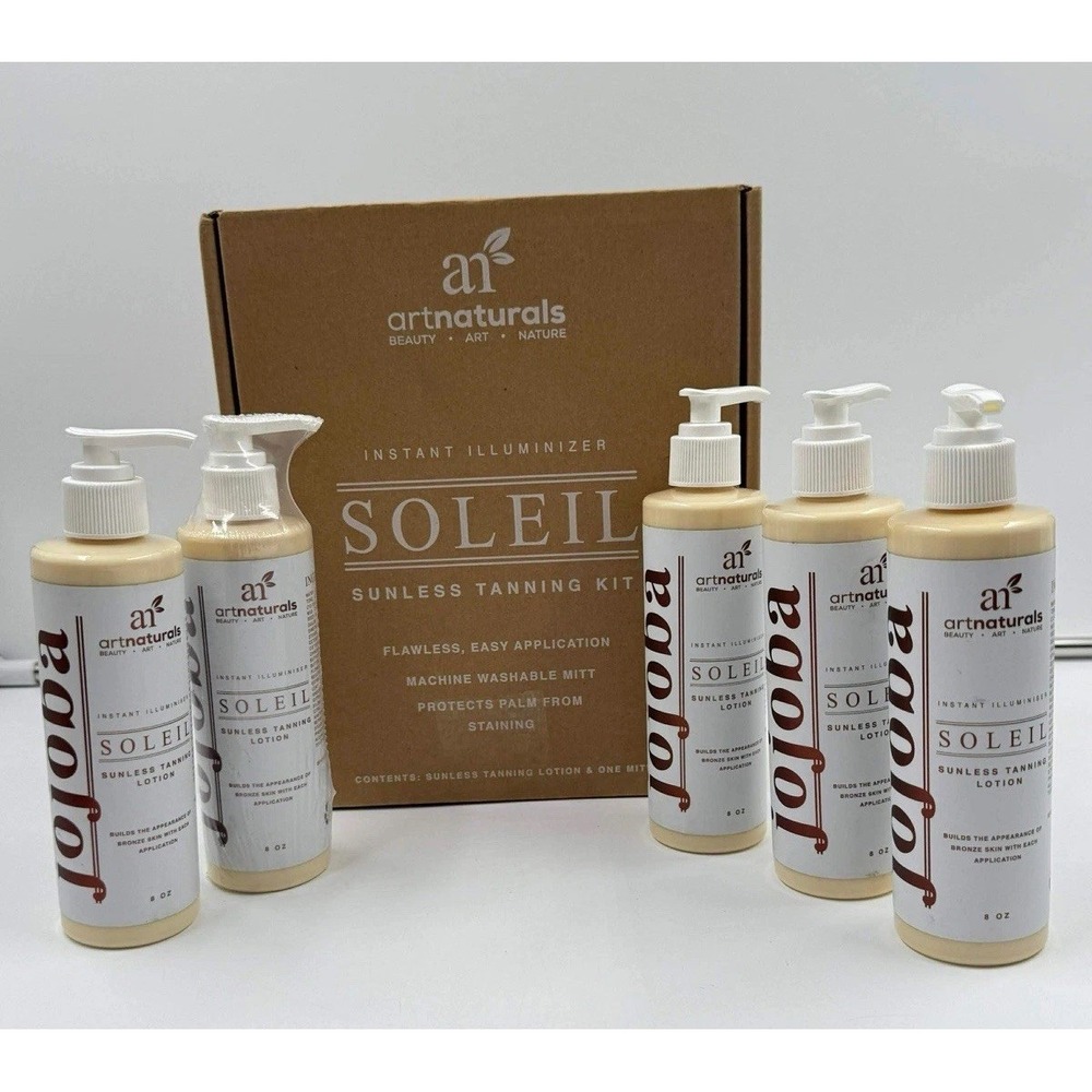 jojoba Art‎ Naturals Soleil Sunless Tanning Lotion Kit - 8 Oz (5-Bottles)